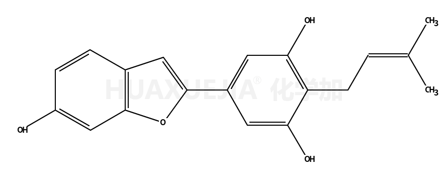 5-(6-羟基-2-苯并呋喃基)-2-(3-甲基-2-丁烯基)-1,3-苯二醇