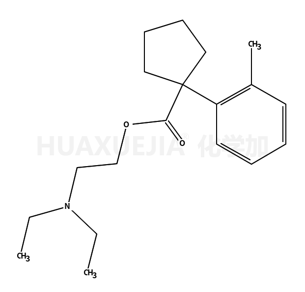 2-(diethylamino)ethyl 1-(2-methylphenyl)cyclopentane-1-carboxylate