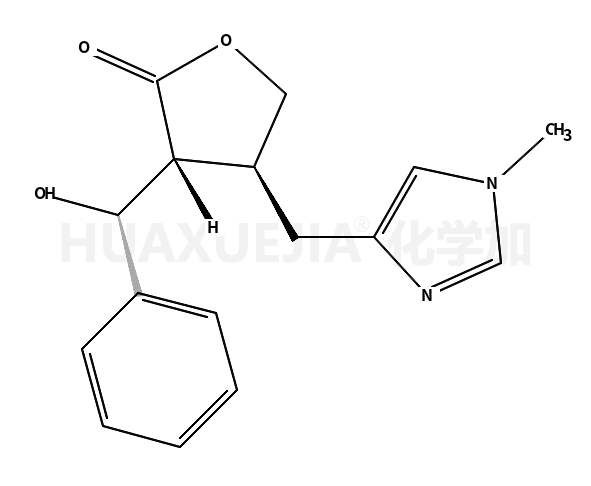 (3S,4R)-3-[(S)-hydroxy(phenyl)methyl]-4-[(1-methylimidazol-4-yl)methyl]oxolan-2-one