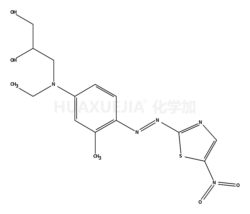 3-[乙基[3-甲基-4-[(5-硝基-2-噻唑基)偶氮]苯基]氨基]-1,2-丙二醇