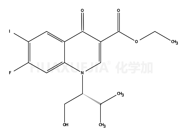 7-氟-1,4-二氢-1-[(1S)-1-(羟基甲基)-2-甲基丙基]-6-碘-4-氧代-3-喹啉甲酸乙酯