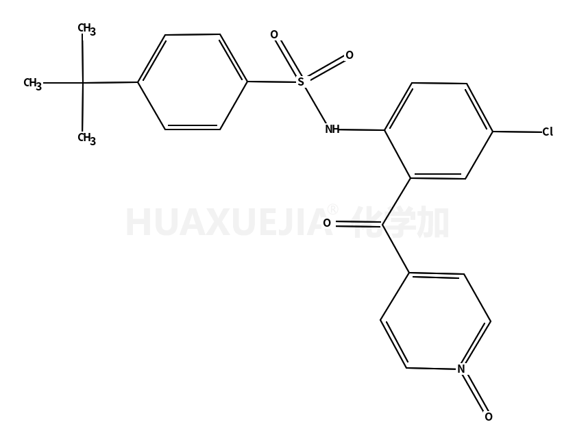 4-(2-(4-tert-butylphenylsulfonamido)-5-chlorobenzoyl)pyridin-1(2H)-olate