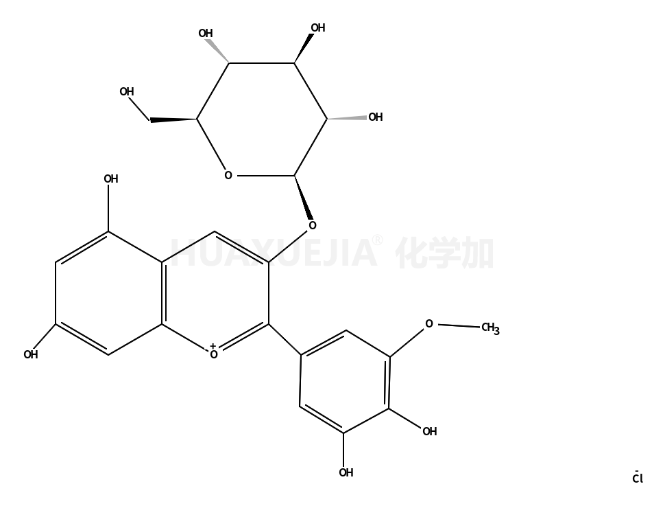 氯化矮牵牛素-3-O-葡萄糖苷