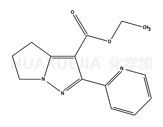 • 4H-Pyrrolo[1,2-b]pyrazole-3-carboxylic acid, 5,6-dihydro-2-(2-pyridinyl)-, ethyl ester