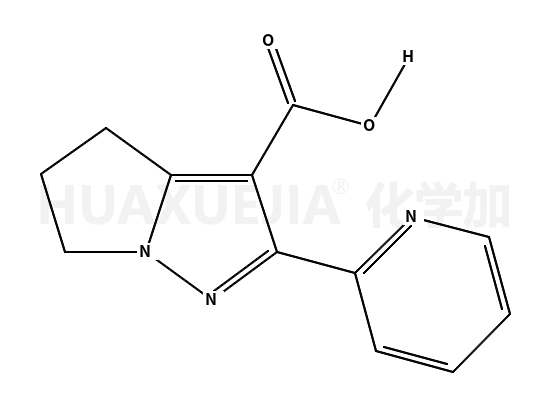 • 4H-Pyrrolo[1,2-b]pyrazole-3-carboxylic acid, 5,6-dihydro-2-(2-pyridinyl)-