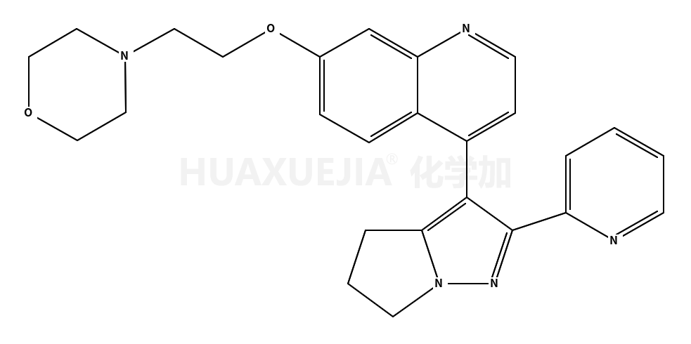 4-[5,6-二氢-2-(2-吡啶)-4H-吡咯并[1,2-b]吡唑-3-基]-7-[2-(4-吗啉)乙氧基]喹啉
