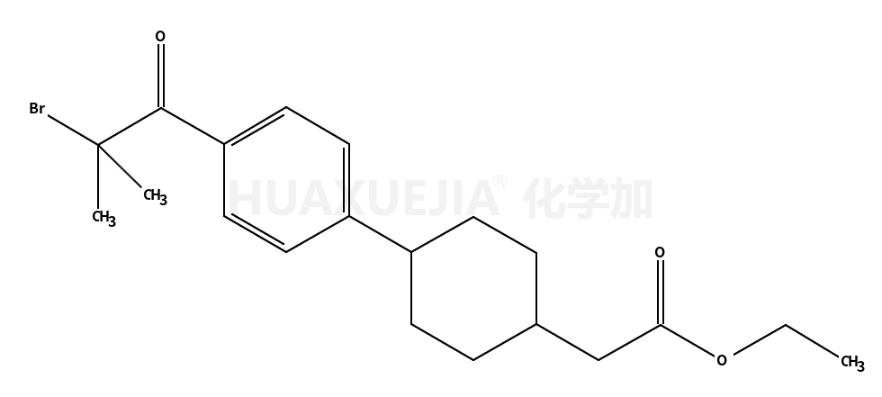 4-[4-(2-溴-2-甲基-1-氧代丙基)苯基]-环己烷乙酸乙酯