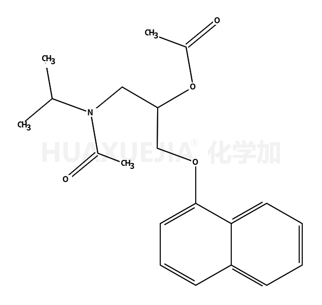 [1-[acetyl(propan-2-yl)amino]-3-naphthalen-1-yloxypropan-2-yl] acetate