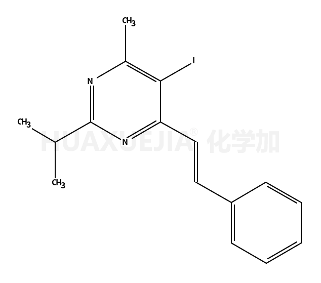 5-iodo-4-methyl-6-[(E)-2-phenylethenyl]-2-propan-2-ylpyrimidine
