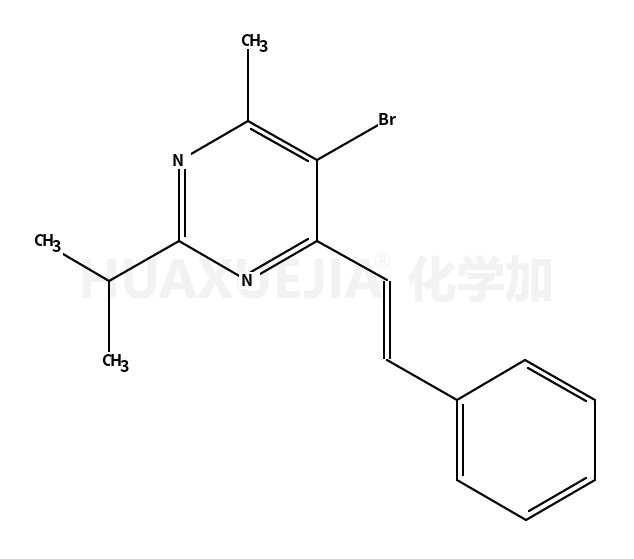 5-bromo-4-methyl-6-[(E)-2-phenylethenyl]-2-propan-2-ylpyrimidine