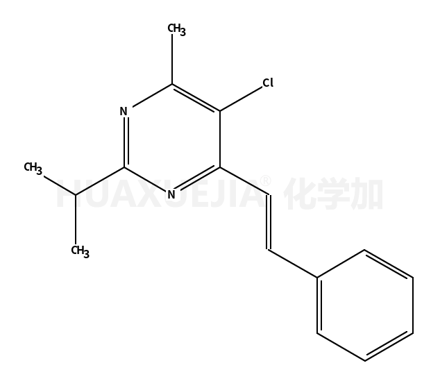 5-chloro-4-methyl-6-[(E)-2-phenylethenyl]-2-propan-2-ylpyrimidine