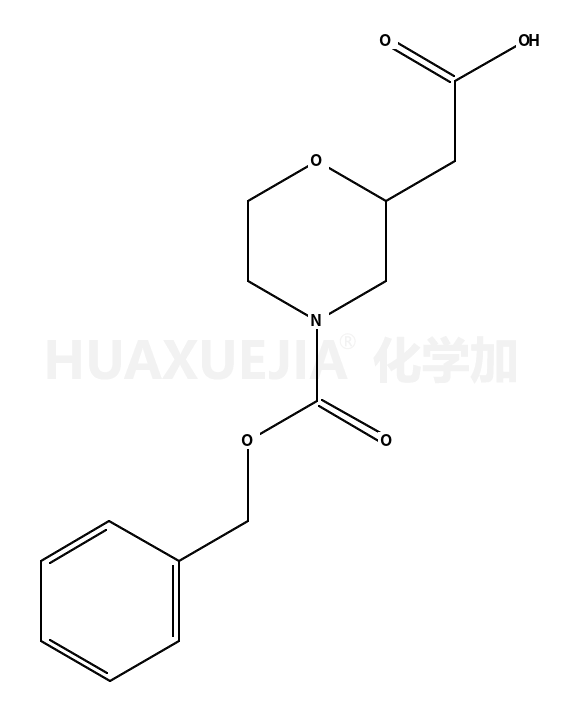 2-(4-N-Cbz-吗啉-2-基)乙酸