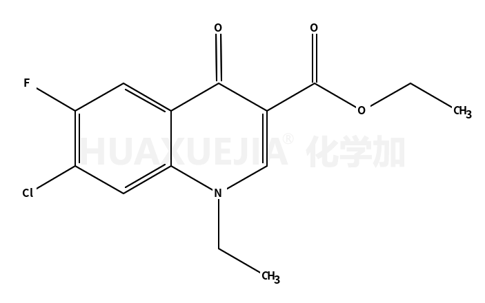 7-氯-1-乙基-6-氟-1,4-二氢-4-氧代喹啉-3-羧酸乙酯
