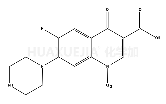 6-氟-1,4-二氢-1-甲基-4-氧代-7-(1-哌嗪基)-3-喹啉羧酸