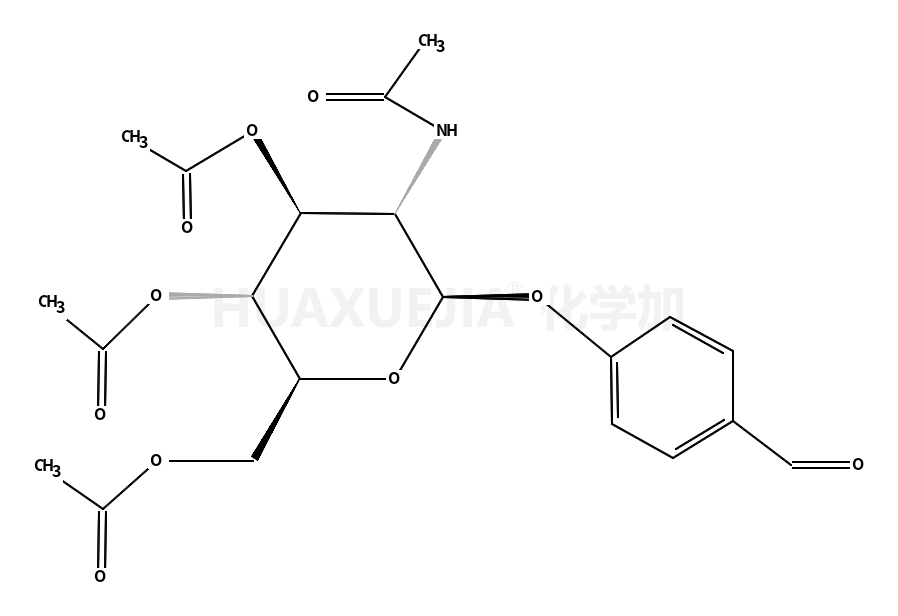 对甲酰基苯基 2-乙酰氨基-3,4,6-O-三乙酰基-2-脱氧-beta-D-吡喃葡萄糖苷