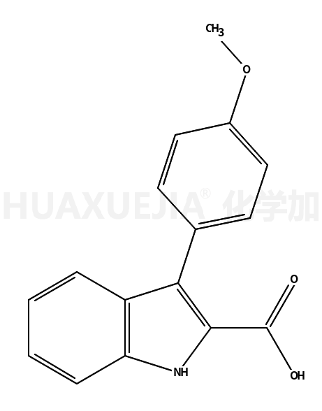 3-(4-甲氧基苯基)-1H-吲哚-2-羧酸
