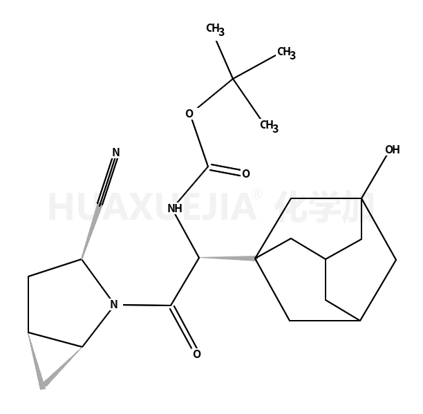 N-[(1S)-2-[(1S,3S,5S)-3-氰基-2-氮杂双环[3.1.0]己烷-2-基]-1-(3-羟基三环[3.3.1.13,7]癸烷-1-基)-2-氧代乙基]氨基甲酸 1,1-二甲基乙酯