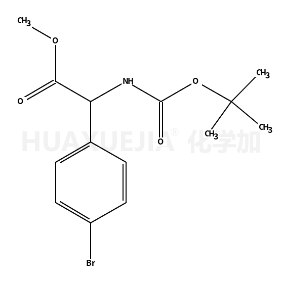 (4-溴苯基)-叔丁氧羰基氨基乙酸甲酯