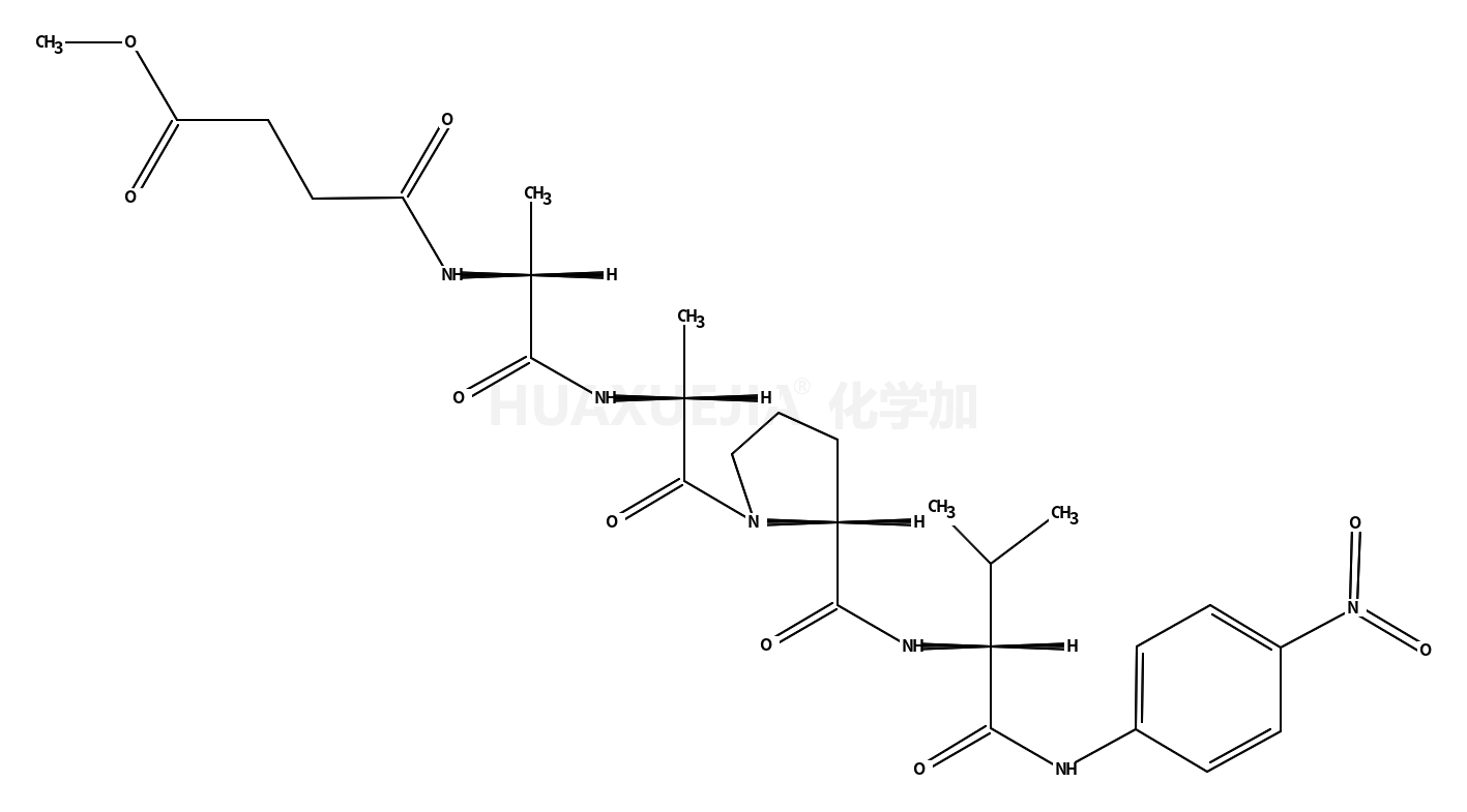 N-甲氧基琥珀酰-丙酰氨-丙酰氨-脯酰氨-缬氨酸对硝基酰苯胺