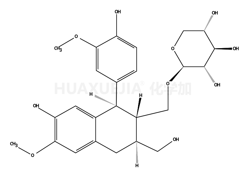 异落叶松脂素 9'-beta-D-吡喃木糖苷