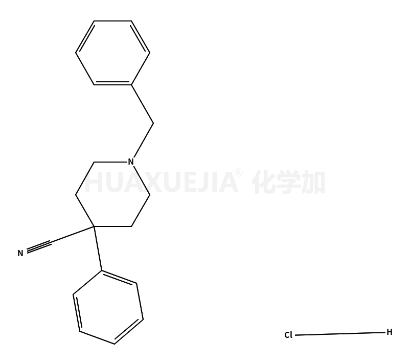 1-苄基-4-氰基-4-苯基哌啶盐酸盐