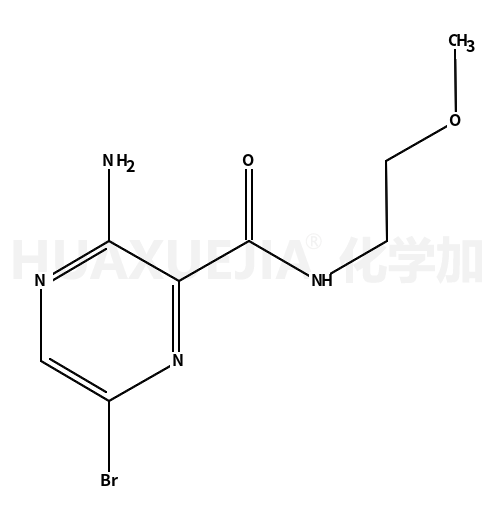 3-amino-6-bromo-N-(2-methoxyethyl)pyrazine-2-carboxamide