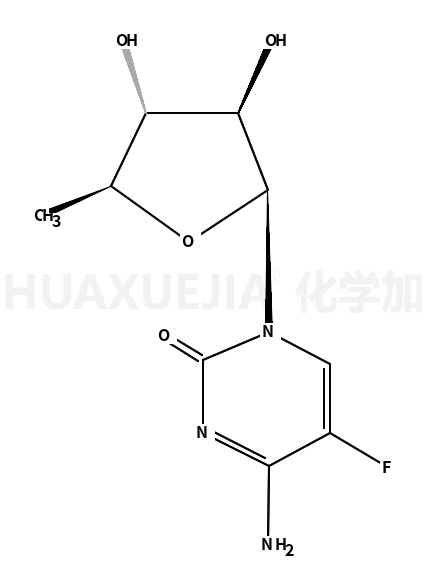 4-amino-1-(β-D-5-deoxy-arabinofuranosyl)-5-fluoro-1H-pyrimidin-2-one