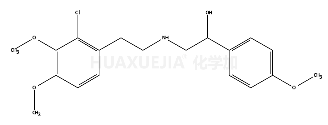 N-[2-羟基-2-(4-甲氧基苯基)乙基]-2-(2-氯-3,4-二甲氧基苯基)乙胺