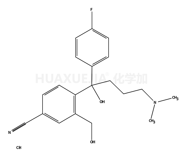 4-[4-(dimethylamino)-1-(4-fluorophenyl)-1-hydroxybutyl]-3-(hydroxymethyl)benzonitrile,hydrochloride