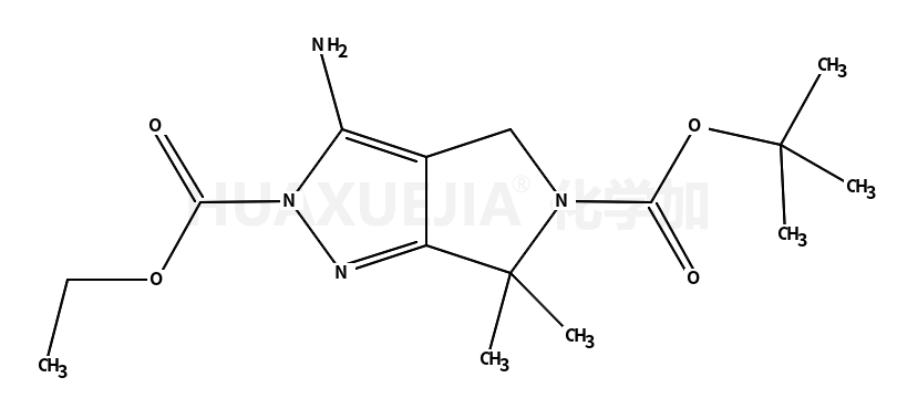 3-氨基-6,6-二甲基- 吡咯并[3,4-c]吡唑-2,5(4H,6H)-二羧酸 5-(1,1-二甲基乙基) 2-乙酯