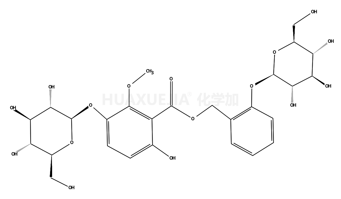 苯甲酸苯甲醇葡萄糖酚苷