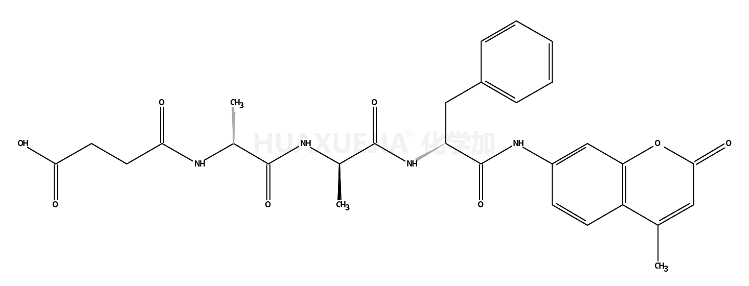 琥珀酰-丙氨酰-丙氨酰-丙氨酰-7-氨基-4-甲基香豆素