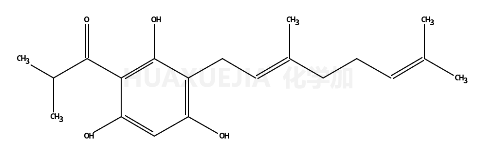 (E)-1-(3-(3,7-dimethylocta-2,6-dien-1-yl)-2,4,6-trihydroxyphenyl)-2-methylpropan-1-one