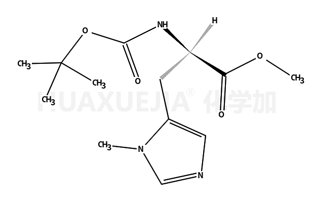 (S)-2-(Boc-氨基)-3-(1-甲基-5-咪唑基)丙酸甲酯