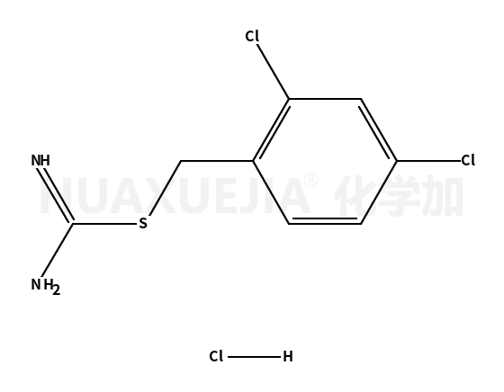(2,4-dichlorophenyl)methyl carbamimidothioate,hydrochloride
