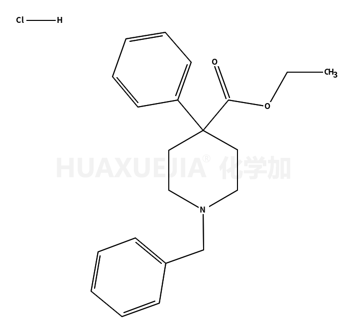 乙基1-苄基-4-苯基哌啶-4-甲酸酯