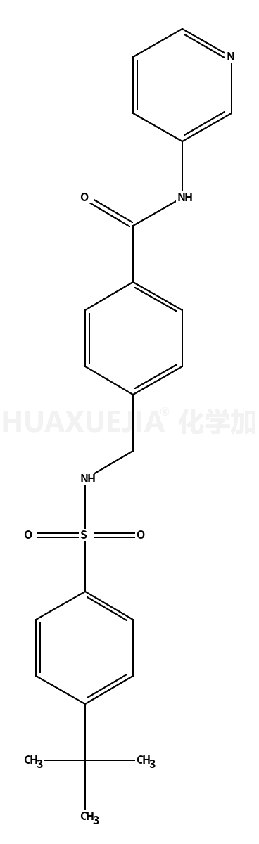 4-[[(4-tert-butylphenyl)sulfonylamino]methyl]-N-pyridin-3-ylbenzamide