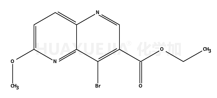 4-溴-6-甲氧基-1,5-萘啶-3-羧酸乙酯