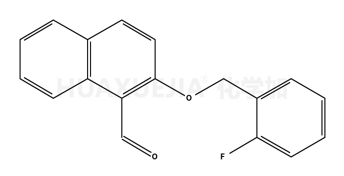 2-[(2-fluorophenyl)methoxy]naphthalene-1-carbaldehyde