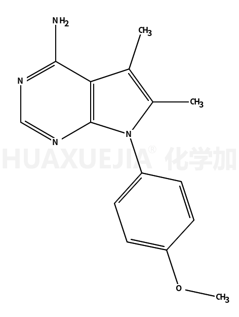 7-(4-甲氧基苯基)-5,6-二甲基-7h-吡咯并[2,3-d]嘧啶-4-胺
