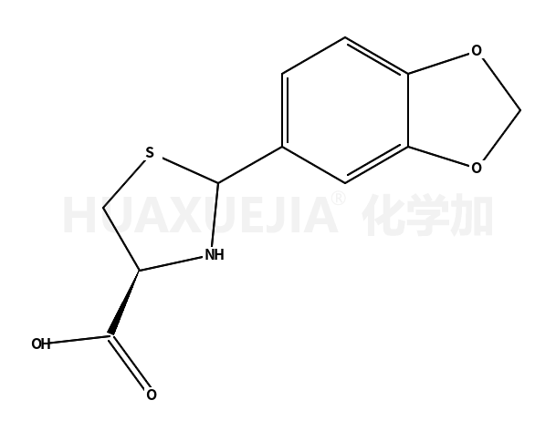 2-苯并[d]1,3-二氧戊烷-5-基-1,3-噻唑烷-4-羧酸