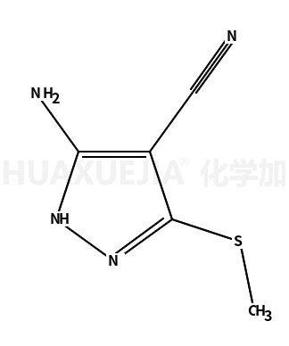 3-Amino-5-(methylthio)pyrazole-4-carbonitrile