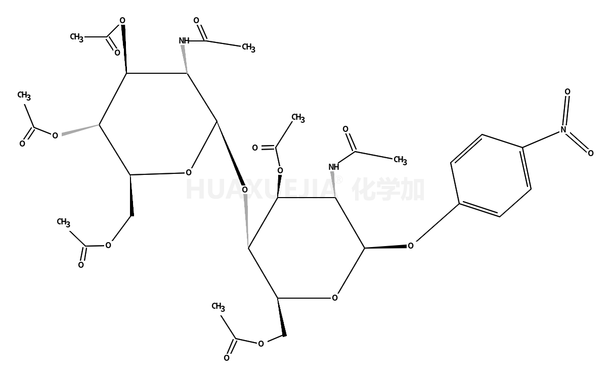 4-硝基苯基 2-(乙酰氨基)-2-脱氧-4-O-[3,4,6-三-O-乙酰基-2-(乙酰氨基)-2-脱氧-BETA-D-吡喃葡萄糖基]-BETA-D-吡喃葡萄糖苷 3,6-二乙酸酯