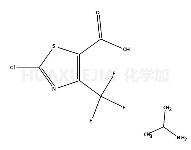5-Thiazolecarboxylic acid, 2-chloro-4-(trifluoromethyl)-, 1-methylethanamine salt