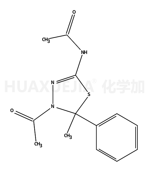 N-(4-Acetyl-5-methyl-5-phenyl-4,5-dihydro-1,3,4-thiadiazol-2-yl)a cetamide