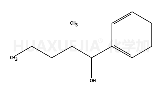 2-甲基-1-苯基-1-戊醇, threo + erythro