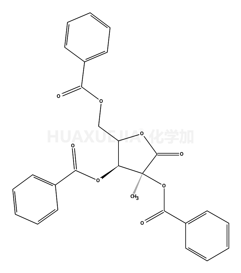 2,3,5-三苯甲酰氧基-2-C-甲基-D-核糖酸-1,4-内酯