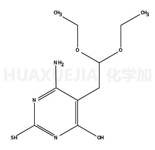 6-氨基-5(2,2-二乙氧基乙基)-4-羟基-2-巯基嘧啶