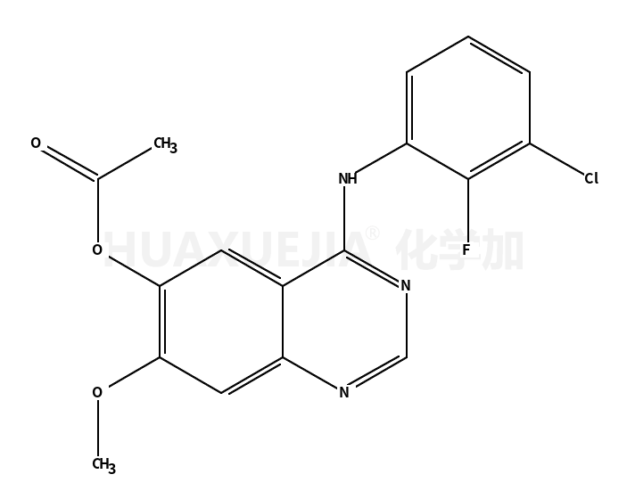 6-acetoxy-4-(3-chloro-2-fluoroanilino)-7-methoxyquinazoline