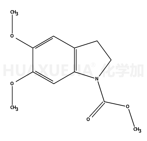 5,6-二甲氧基吲哚啉-1-羧酸甲酯
